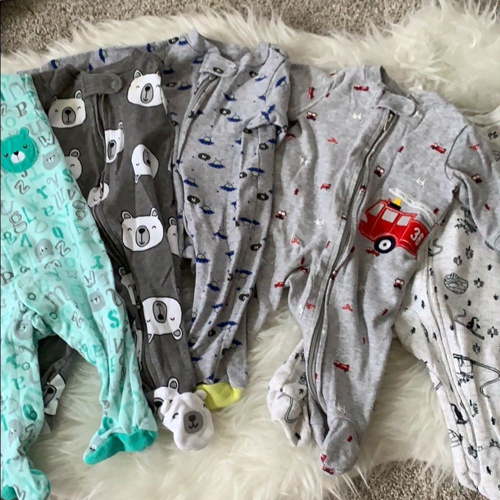 Bundle 3mo long sleeve sleepers